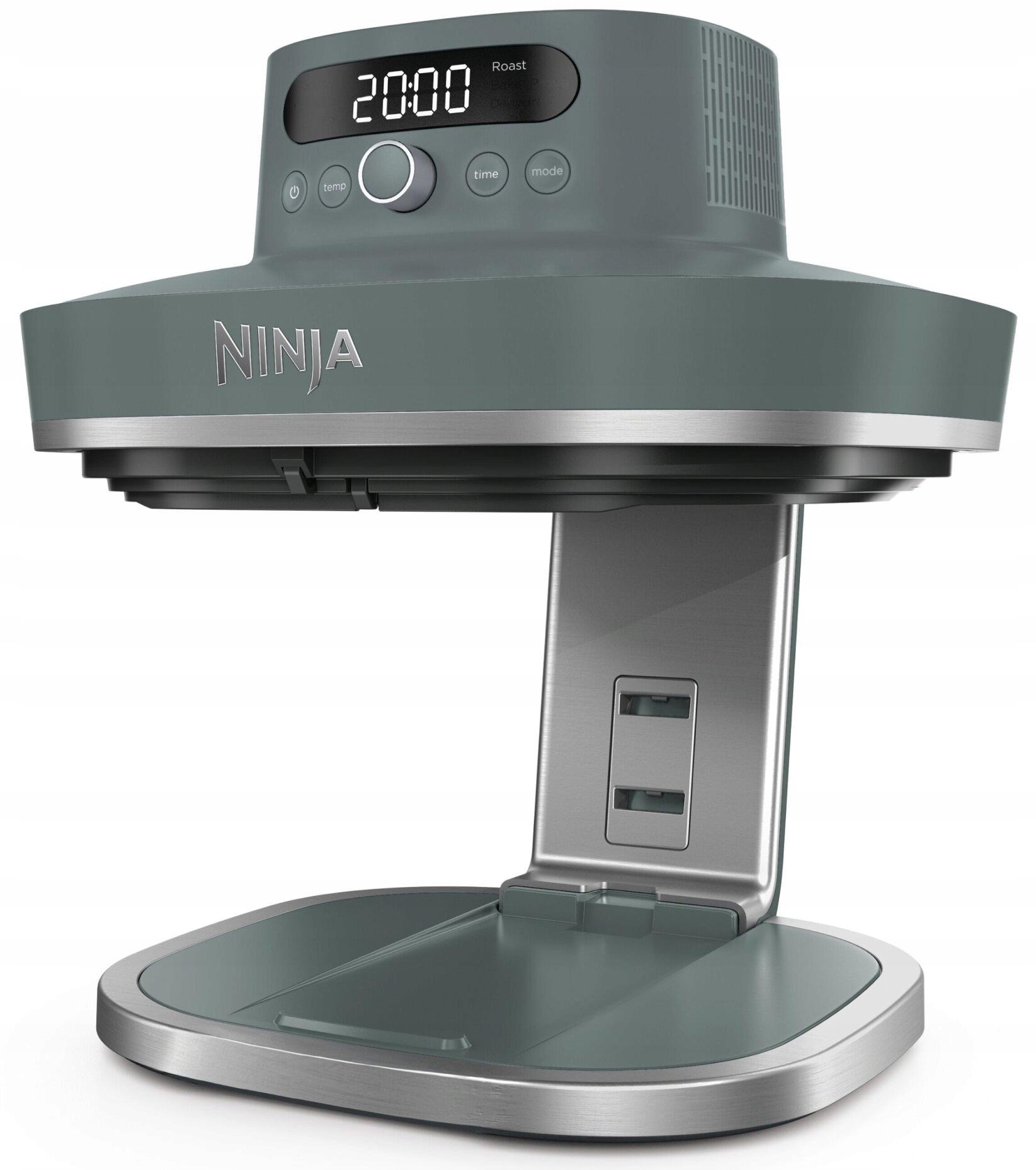 Ninja Air Fryer PRO 4.7L - A 5,7 literes üvegedényben készülő egész sült csirke és zöldségek