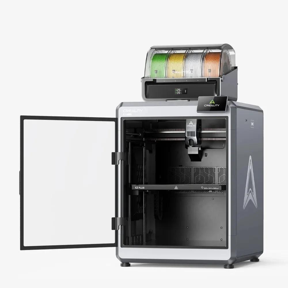 Creality K2 Plus - Az Apus extruder és a tri-metal fúvóka közelről