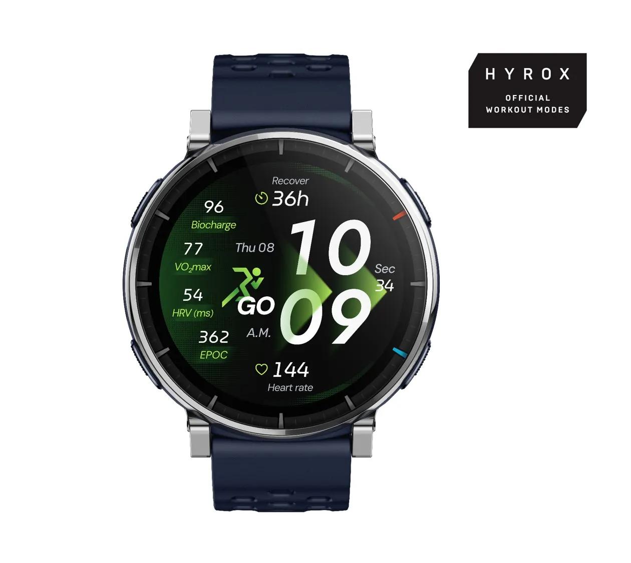 Amazfit Active 3 Premium - A számlap és az offline térkép kijelzése futás közben