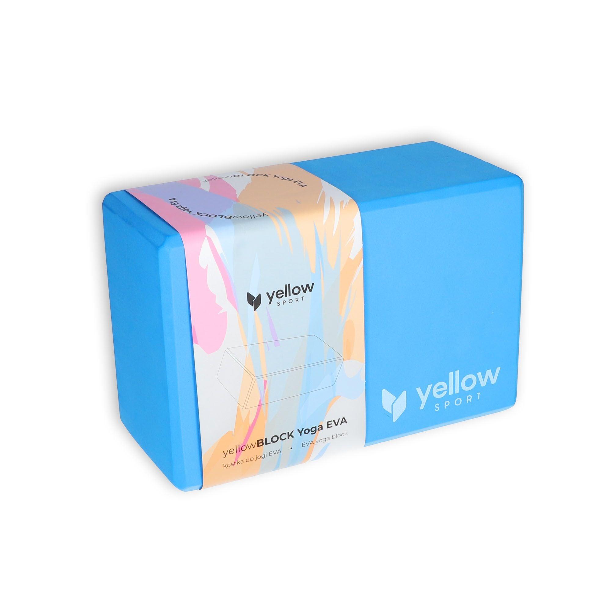 YellowBlock Yoga EVA jógakocka használat közben