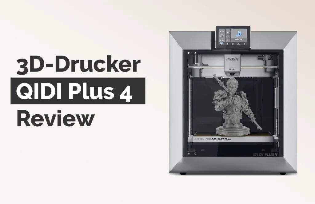 QIDI Plus4 - elkészült komplex 3D nyomtatott tárgy a PEI lemezen
