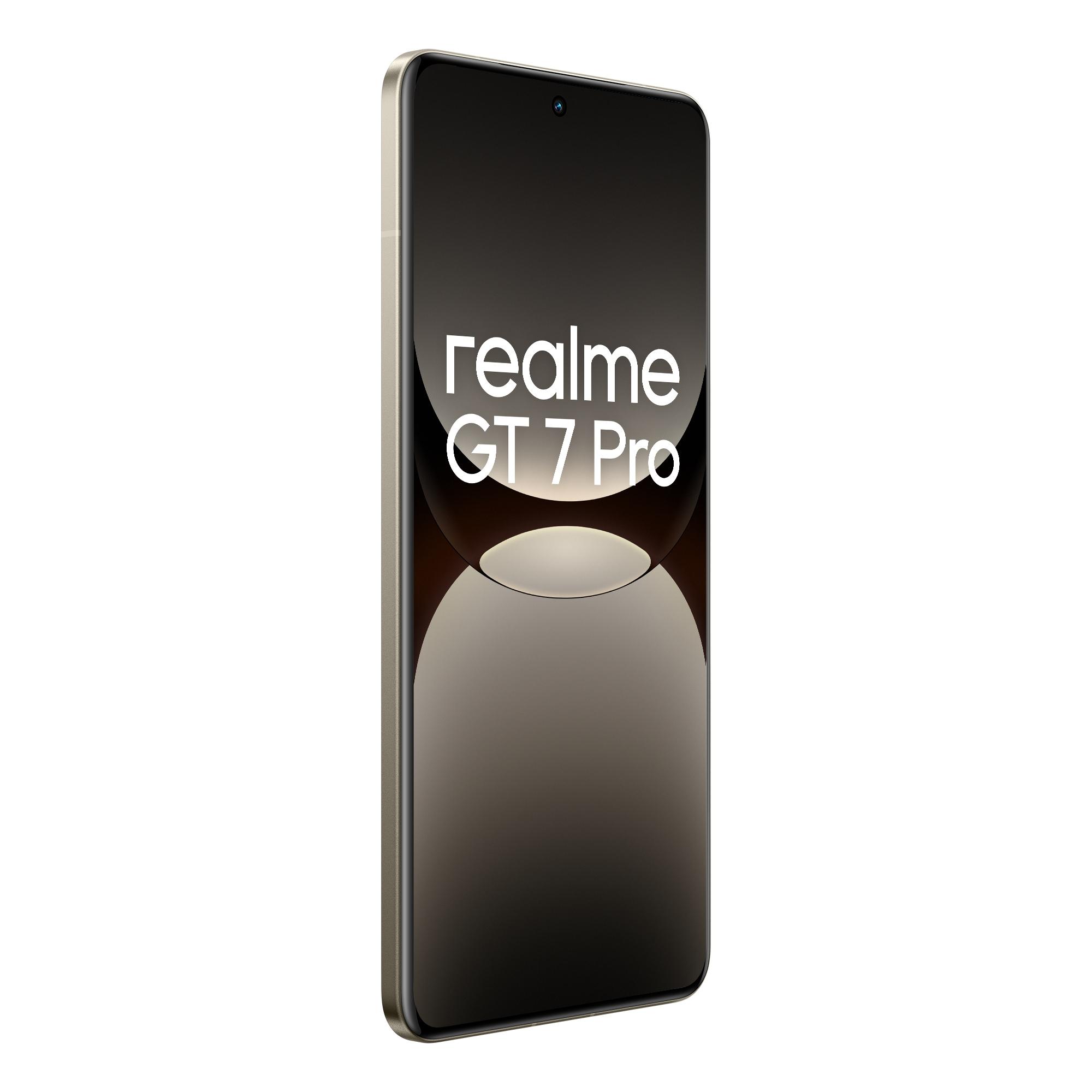 Realme GT 7 Pro - A csomagolás tartalma, a szürke telefon és a gyári védőtok