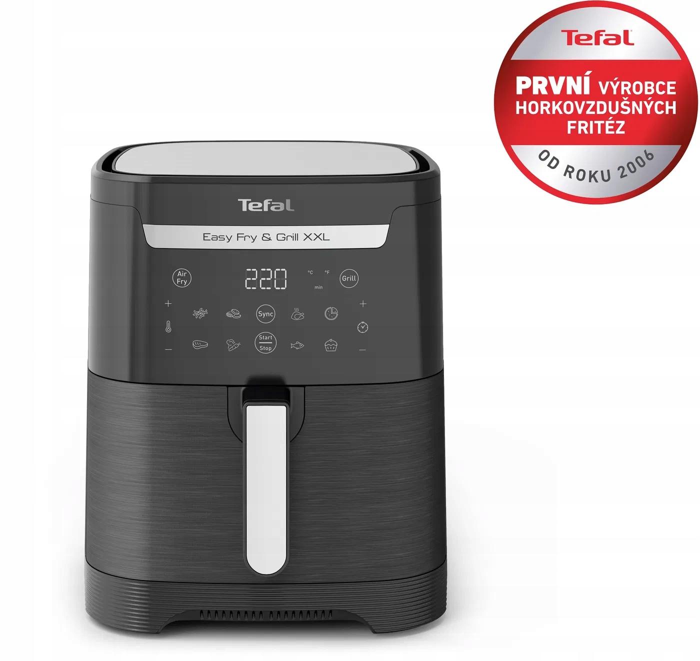 Tefal Easy Fry & Grill XXL - Ropogósra sült csirkeszárnyak és aranybarna sült krumpli a fritőz kosarában