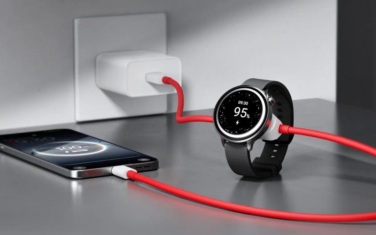 USB Töltőkábel OnePlus és OPPO Okosórákhoz használat közben