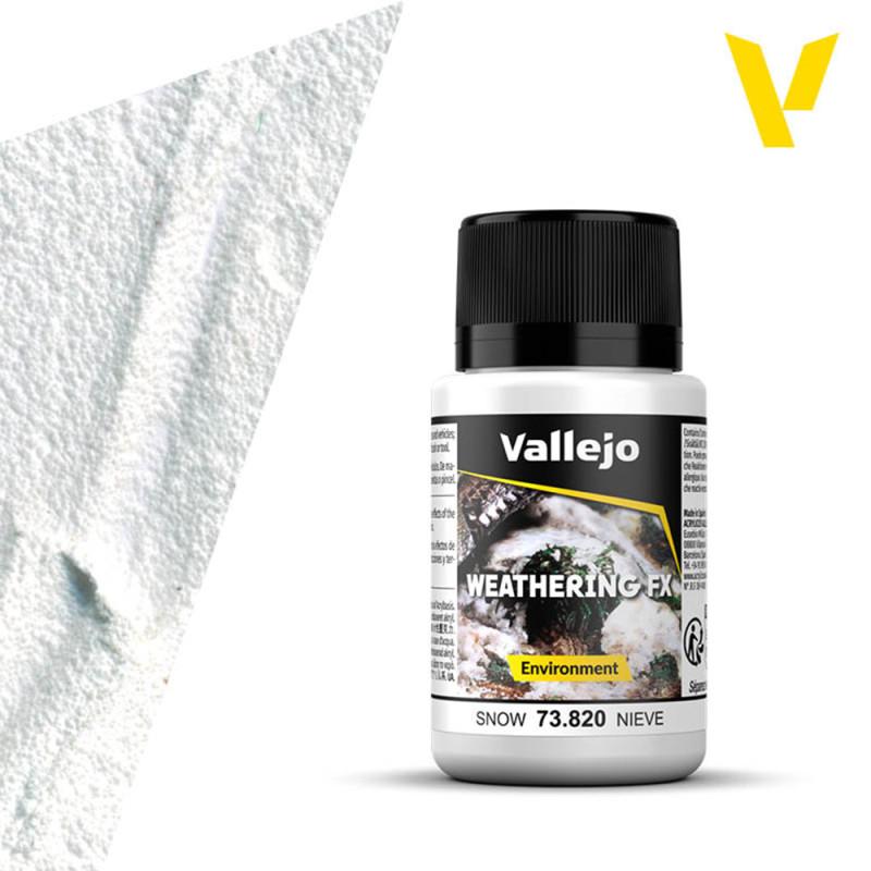 Vallejo Hó Effekt 73.820 (40ml) használat közben