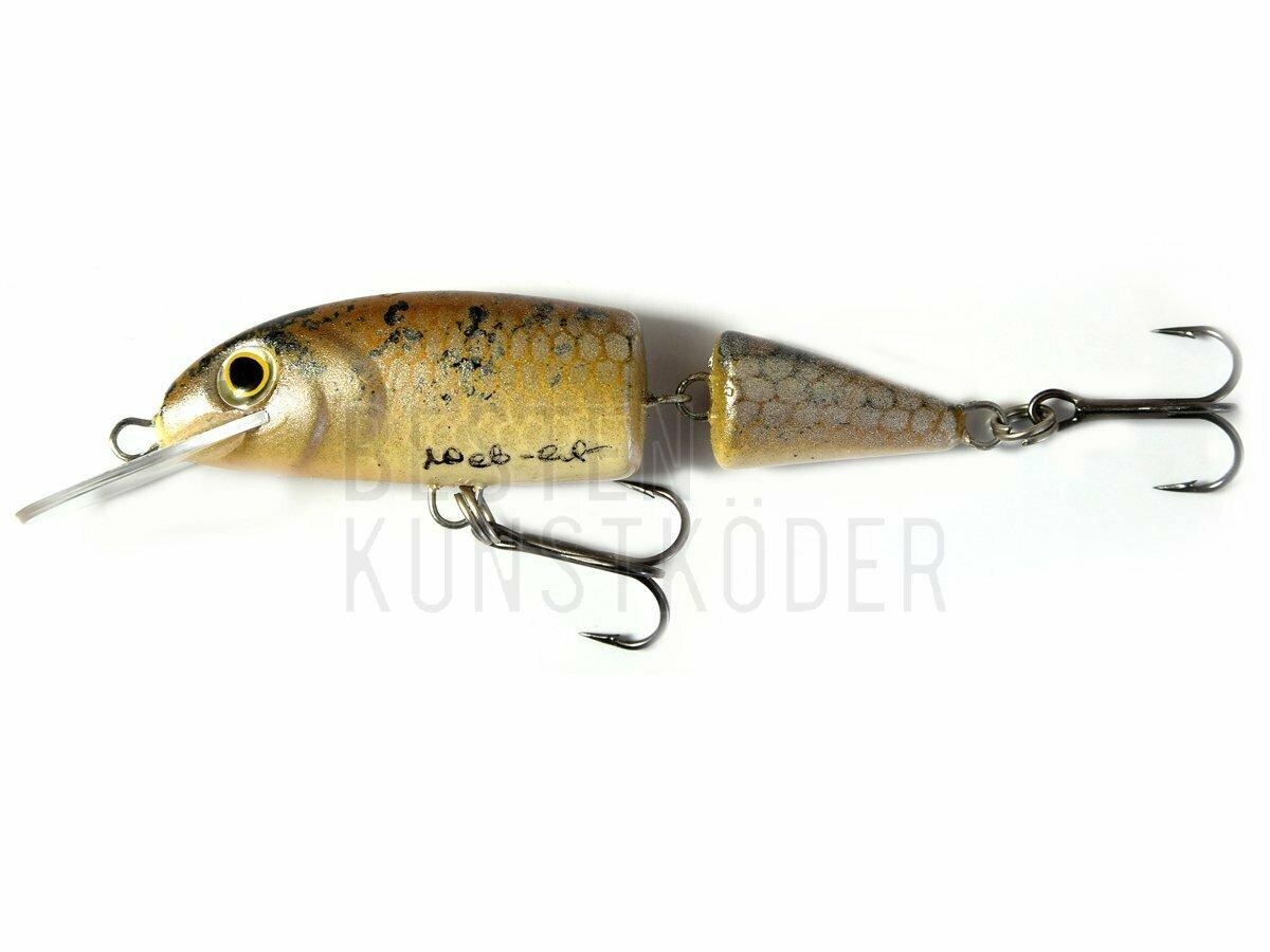 Wobler W10 Piskorz XL 12cm 30g SR 04 K F használat közben