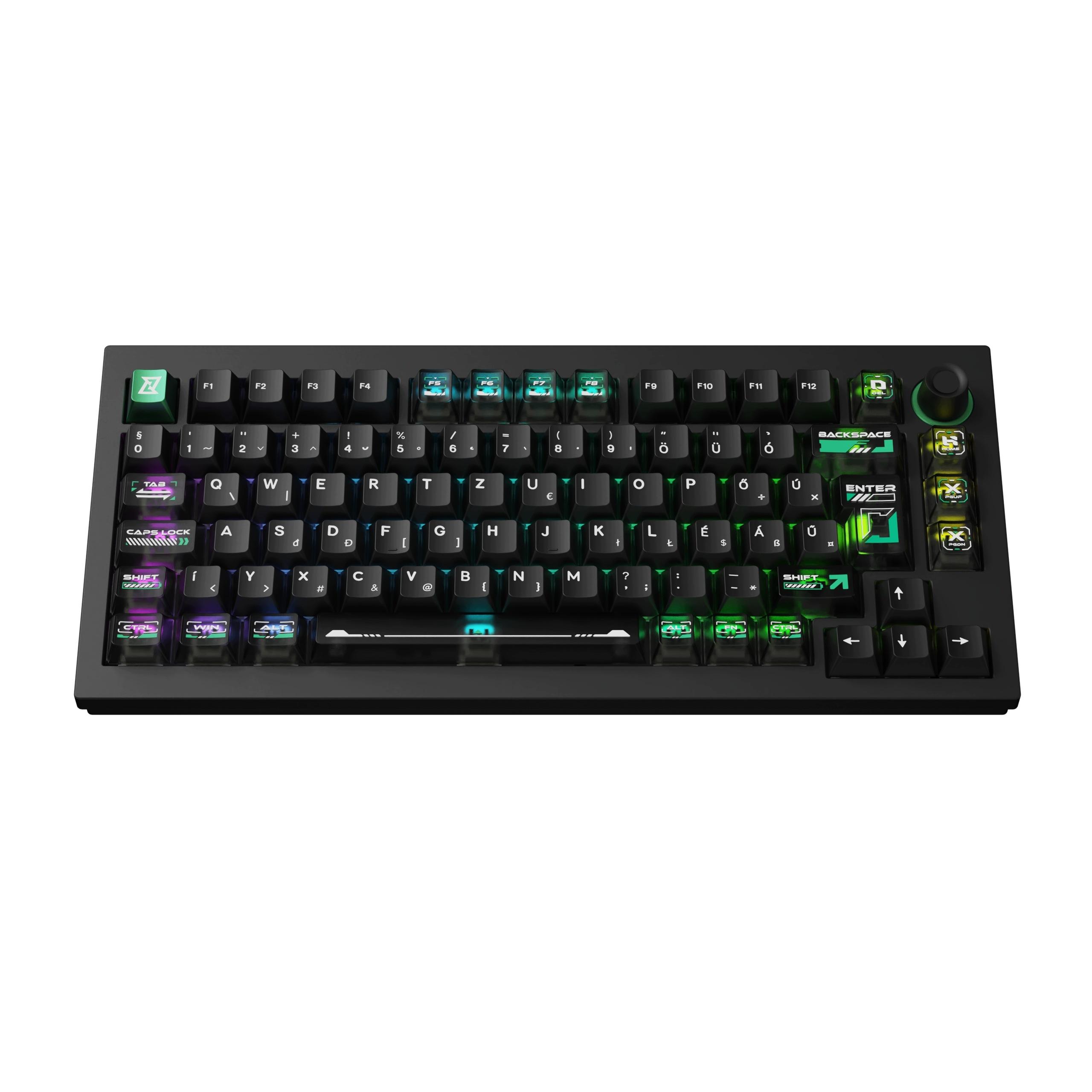 Lemokey L5 HE - A Lemokey Launcher webes alkalmazás felülete a mágneses kapcsolók finomhangolása közben