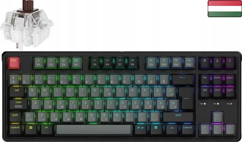 Uniformation GK3 Pro - A Keychron C3 Pro 8K billentyűzet az íróasztalon teljes pompájában