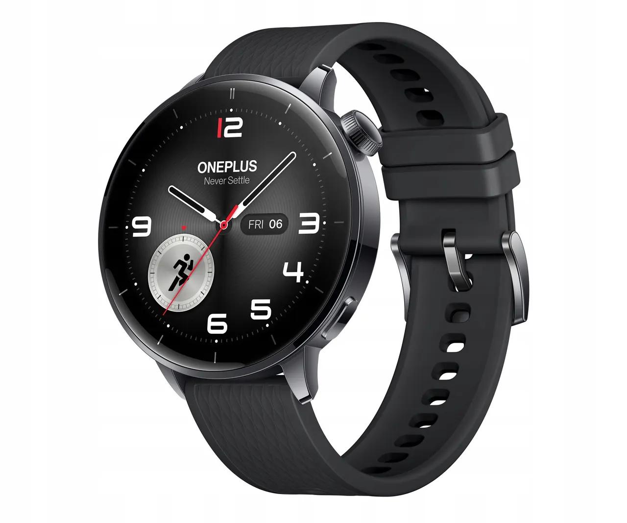 OnePlus Watch 3 43mm - a mágneses töltőállomás és a tartozék USB kábel a csomagban
