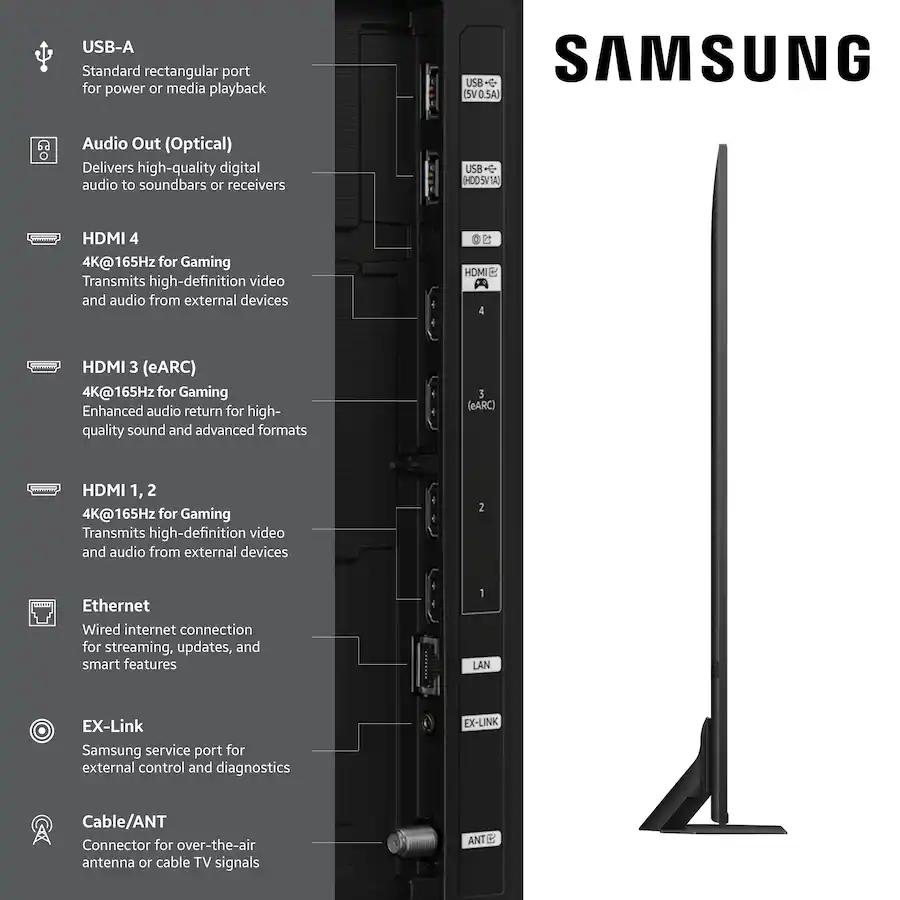 Samsung QE98Q7FAAU 98" 4K QLED TV használat közben