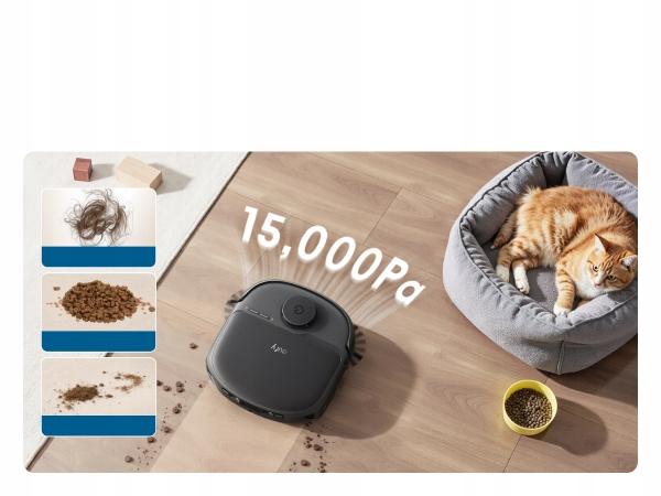 Eufy Robot Vacuum Omni C28 - az eufy AI.Map 3.0 alkalmazás felülete a beállított tiltott zónákkal