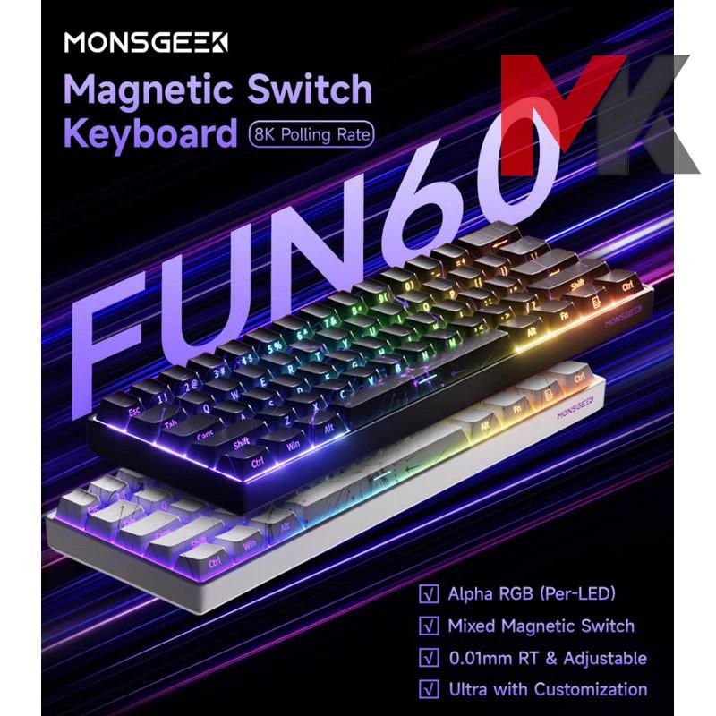 MonsGeek FUN60 Pro HE használat közben