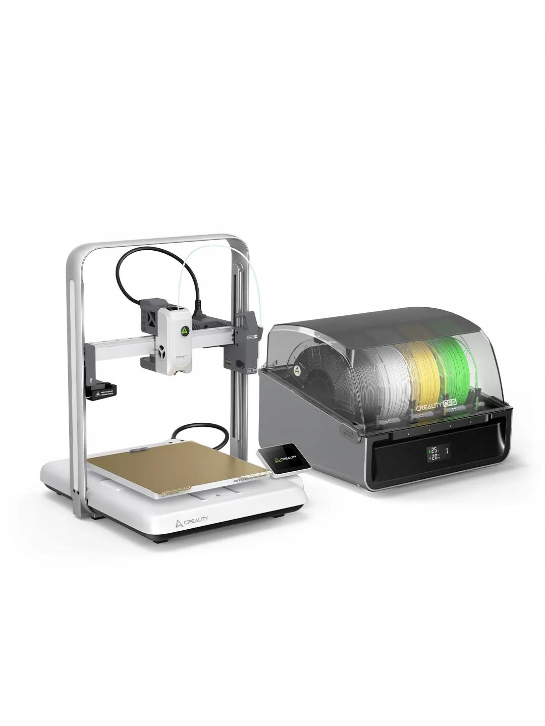 Creality Ender-3 V4 Combo - A 0.4 mm-es fúvóka nyomtatás közben, ahogy a műanyag rétegek egymásra épülnek