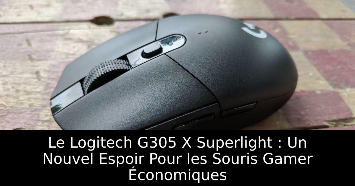 Logitech G305 X Superlight használat közben