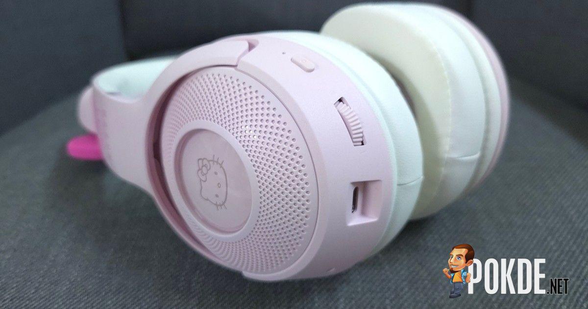 Razer Kraken Kitty V2 BT - részletek közelről