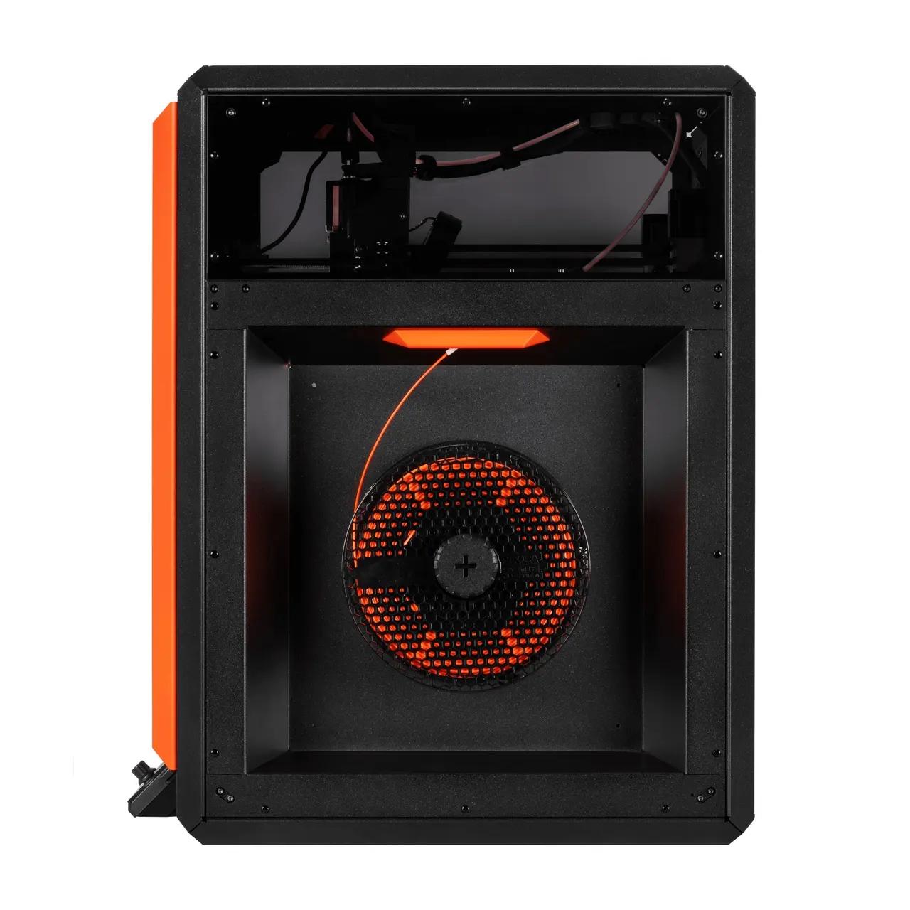 Prusa CORE One - nyomtatási folyamat a beépített kamerán keresztül nézve