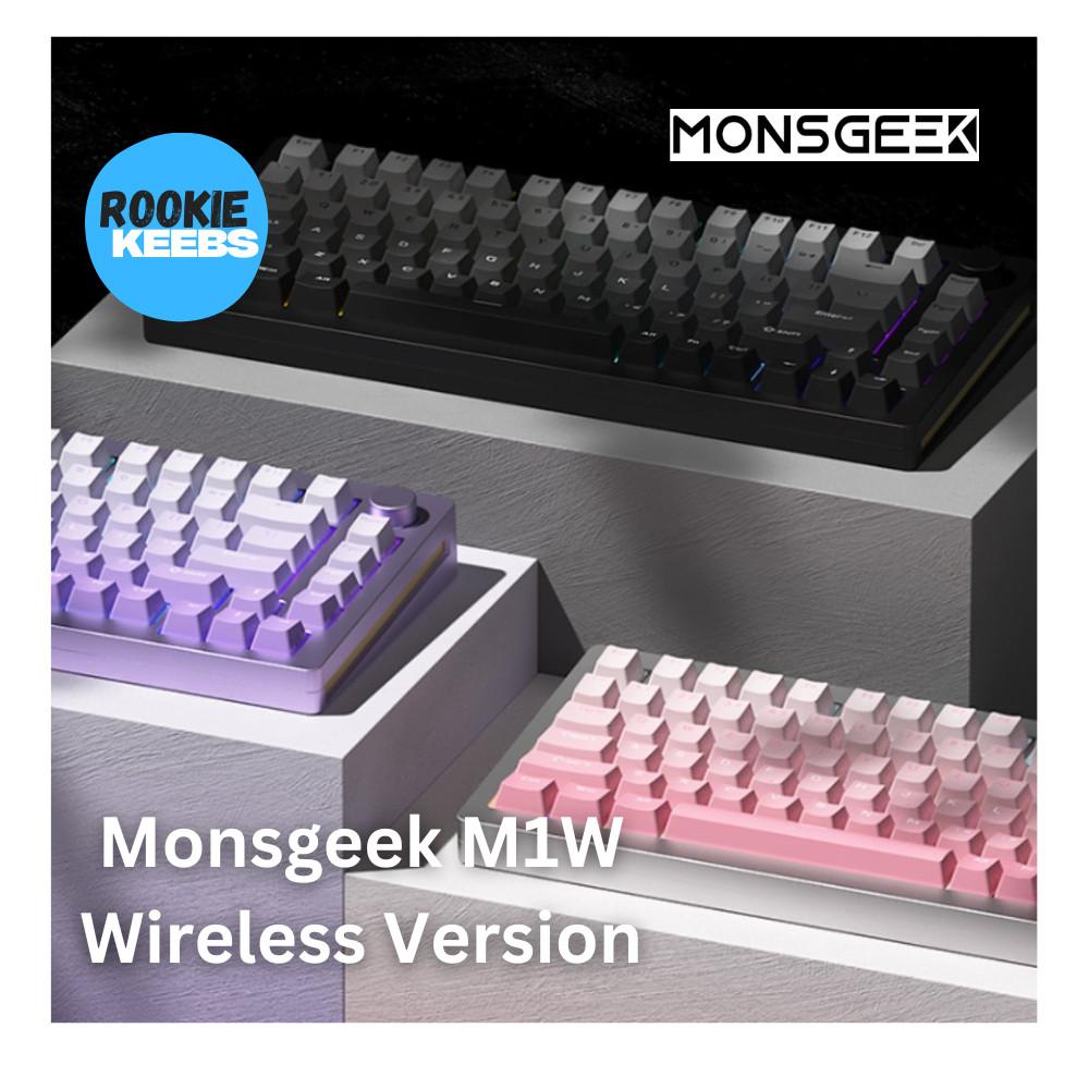 MonsGeek M1W Wireless v2 Barebone használat közben