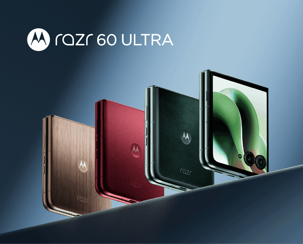 Motorola Razr 60 Ultra - a csomagolás tartalma, a tokkal és a töltőkábellel